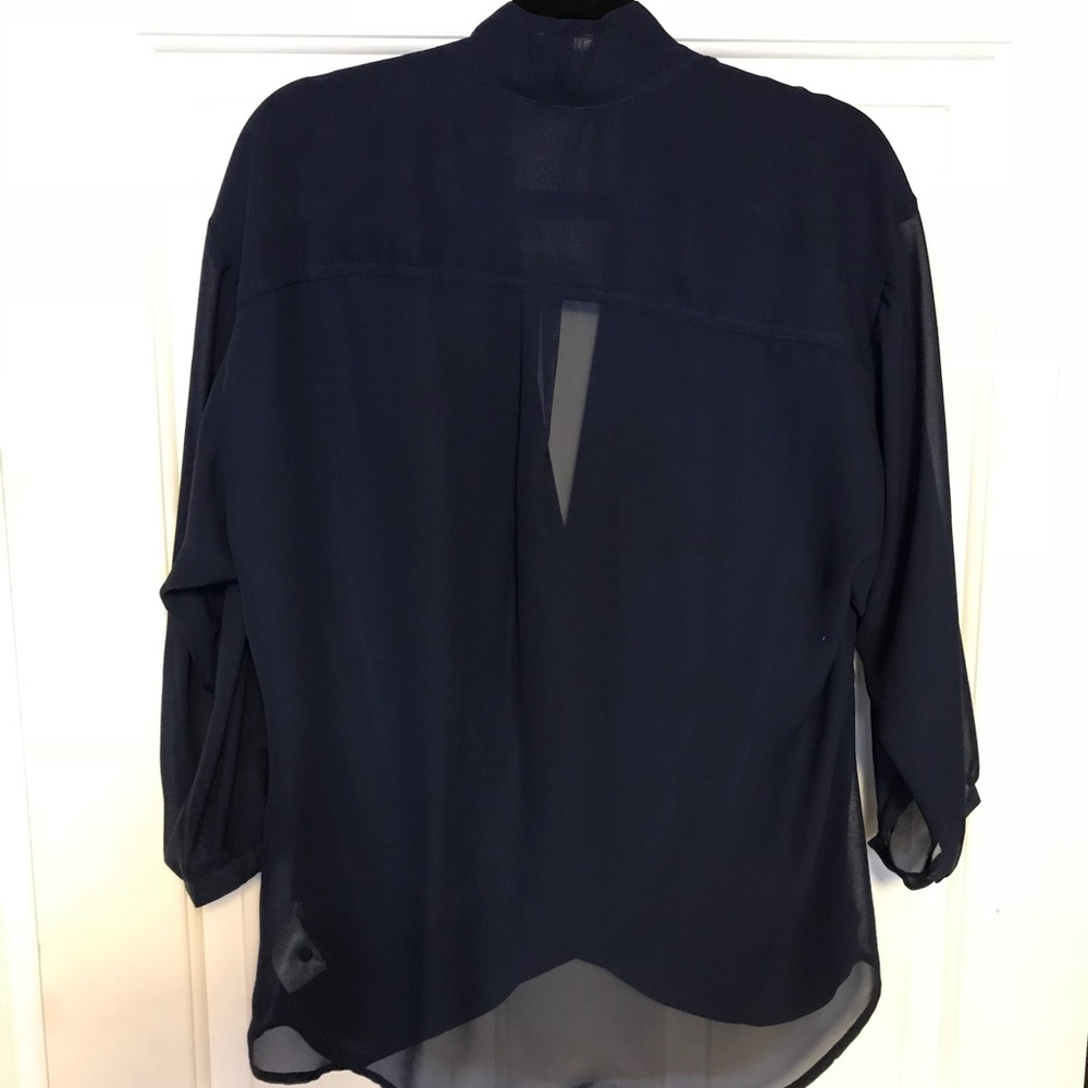 Kut from the Kloth navy blouse